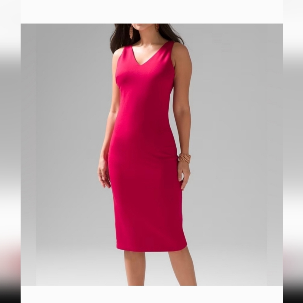 White House Black Market, Red Date Night Dress, Size 4